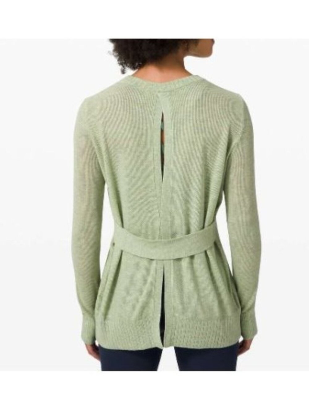 Lululemon Green Knit Sincerely Yours Sweater 8